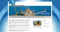 Desktop Screenshot of orionpipelines.com